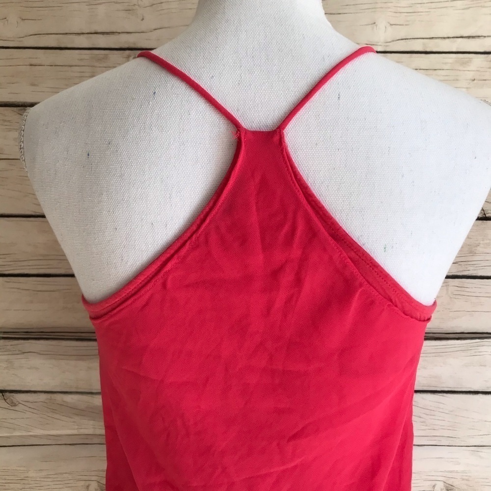 Express Pink Sheer Lined Racerback Top - Picture 8 of 8
